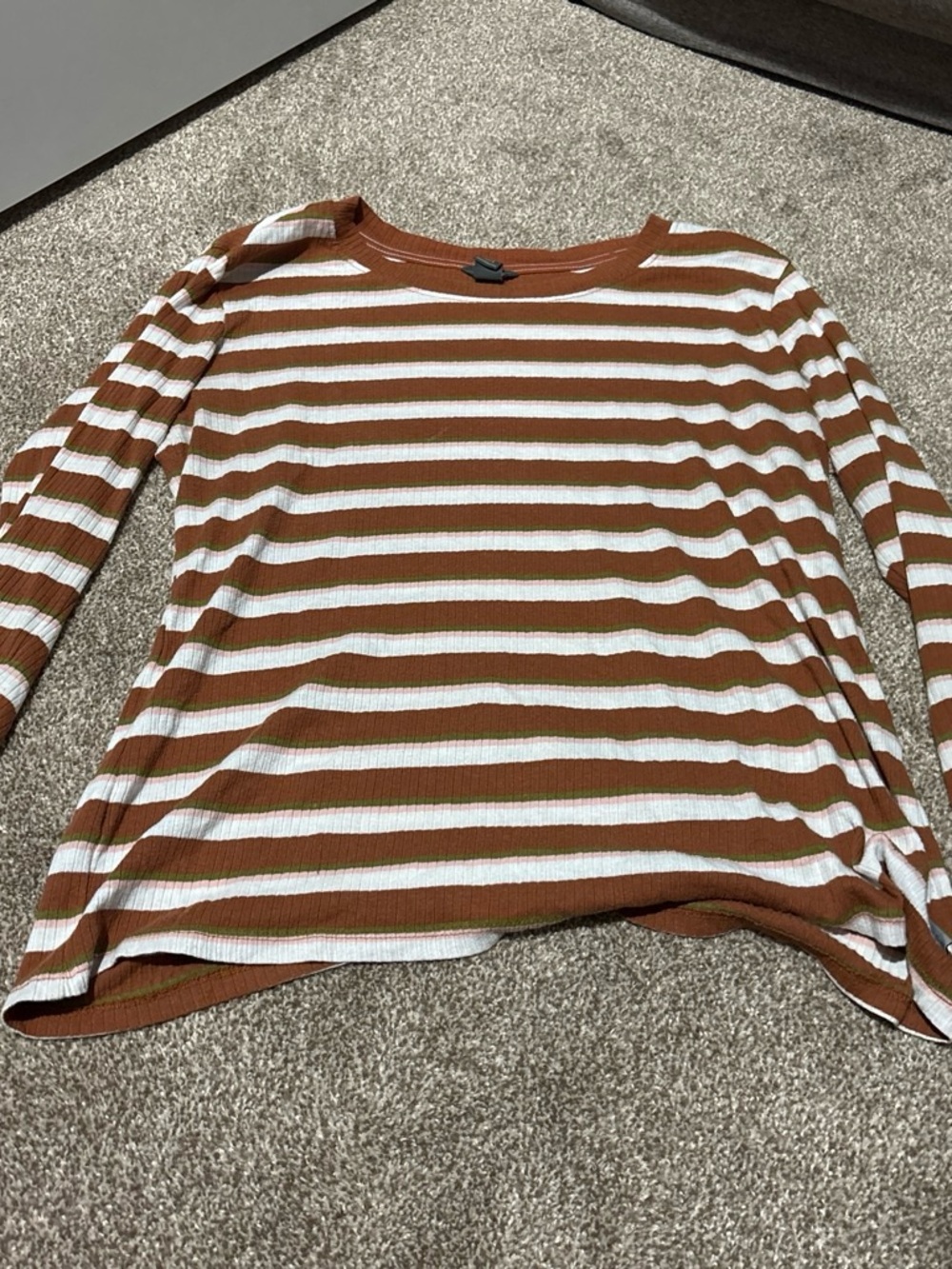 Eddie Bauer Striped Long-Sleeve Knit Top